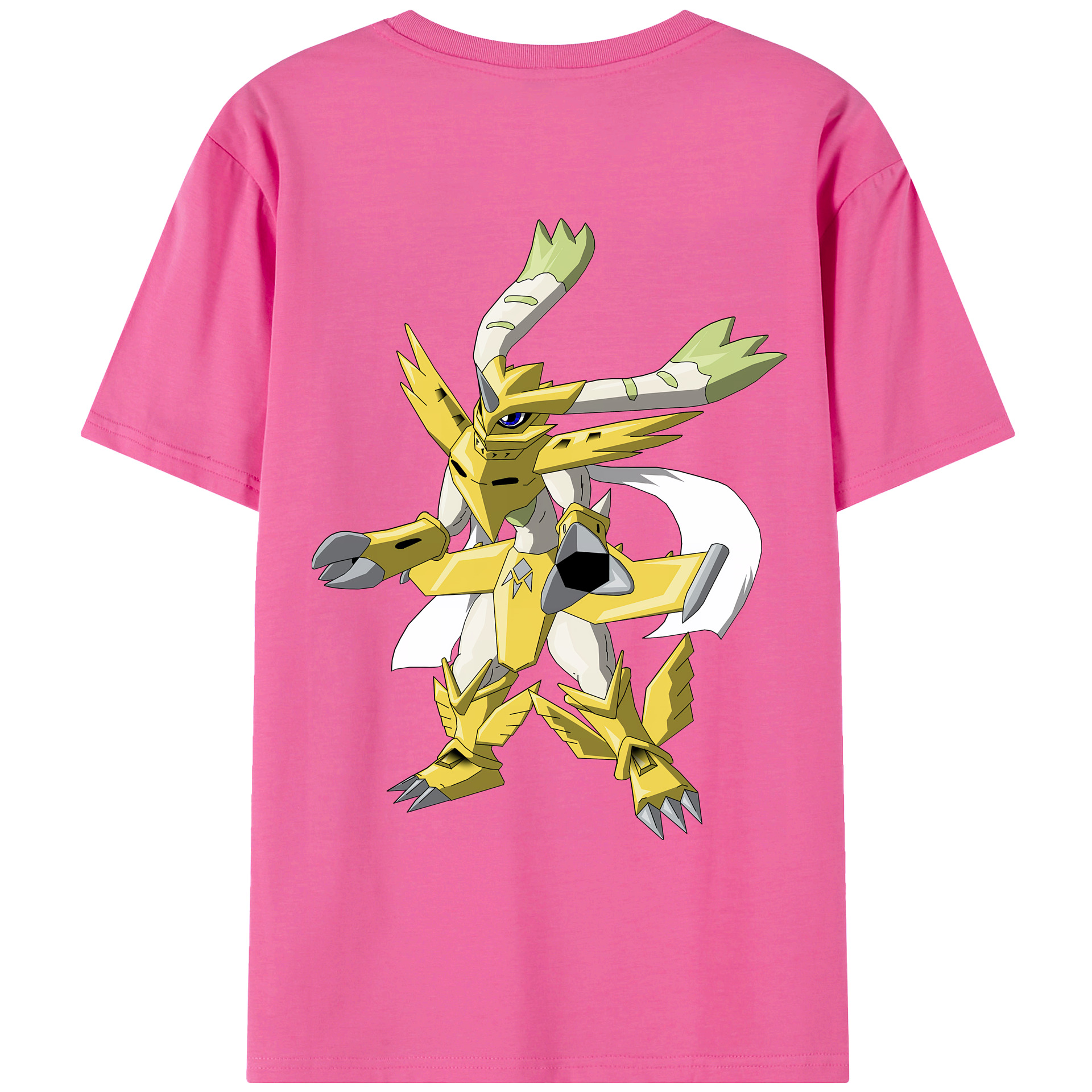 （画像用） Digimon デジタルモンスター/デジモン レディース半袖Tシャツ(バックプリント)